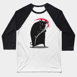 Goat GrimReaper Baseball T-Shirt